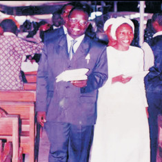 Newly wed Pastor Lawrence and Wife (Sis) Adebukola Odusi