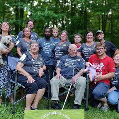 Family Reunion shot 2020. Camping at their place in August