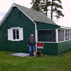 In PEI after Dad and I spruced up the "Old Green Cottage" before selling in 2010 or so.