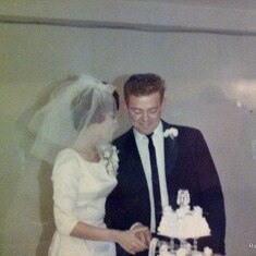 Wedding in 1965, Toronto.