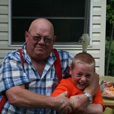 Clay and grandpa! 
