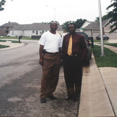 With uncle Ekeme S Ndiba in Kansas City.