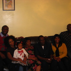 Daddy & Mummy with a few of their children - Charles, Evelyne, Ngale and Dilys.