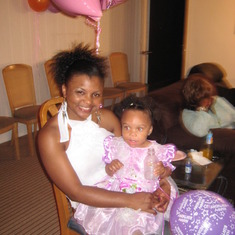 Besem and Esther-LaReine on her 2 yr old B-Day Bash