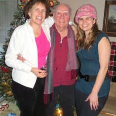 Christmas 2013 with wife Leigh and daughter Amanda
