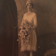 Beatrice Mona Pingel on her wedding day Nov. 17, 1928