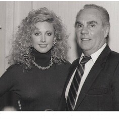 Larry with Morgan Fairchild