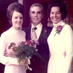 Larry with third wife, Pam and Her mother "Nana"