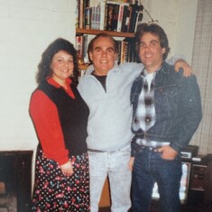 Larry with his daughter Anita and son Dan