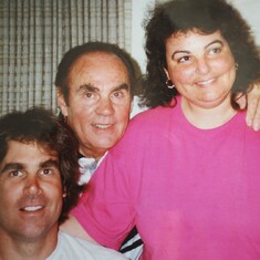 Larry with son Dan and daughter Anita