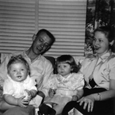 Larry, Arline, and little Faith and Deborah Greyzck