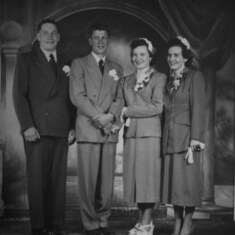 Wedding April 26, 1952 - Edmonton, Alberta