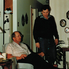 Dec 1986 - Dad & Uncle Lou