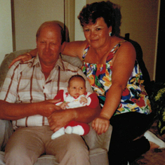 Dad, mom and baby Logan