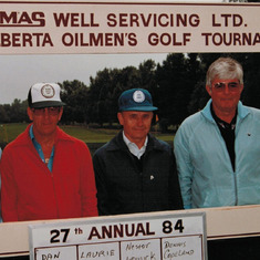 Oilmen's Yearly Golf Tournament that he attended for over 15 years.