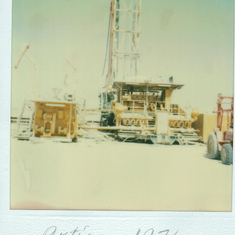 Working on an Arctic Rig - 1977