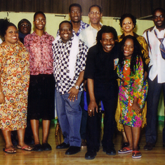 Cast of the play Bruggadung Bajan Christmas 2002