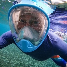 Happy snorkeling in Puerto Rico