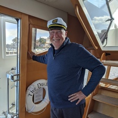 Captain of the yacht