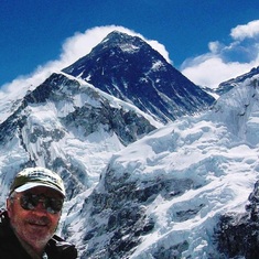 Leigh at Everest Base Camp, 2006