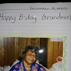 My grandma ☺ I miss her.