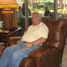 He sure loved recliners!