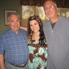 Len with Grand daughter Shaylyn, (Great grand daughter on the way) and Bennett Thanksgiving Day 2010.