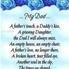 5 years seems like a lifetime. I love you & miss you so much Daddy. I'm so heartbroken without you.