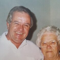 Dad and his Mom, Theresa Schuch