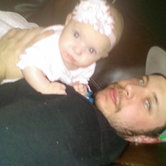 Austin ,(Leo's first born grandson) and Faye (Leo's first born great granddaughter
