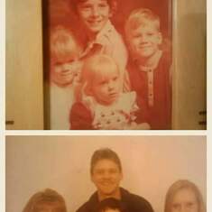 Our family kiddy pics an then a surprise anniversary gift for our parents