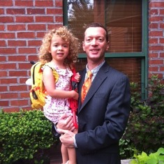 2012_September_Abby & Daddy Go to School