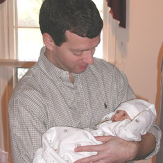 2003_March_Len and Twin Nephew Alex, Potomac, MD