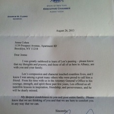 2013_August 26_Letter from Governor Cuomo