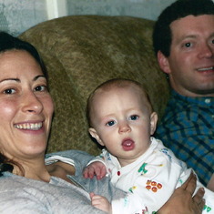 Len and Jenna visiting Sean Dickson in White Plains. 2003