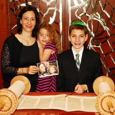 Abby brought her favorite picture to Ethan's Bar Mitzvah_4-5-2014