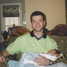 Uncle Lenny and Baby Ethan