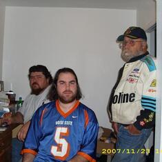 Sid, Brian, and daddy 2007