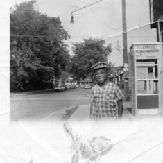 Leonard as a young boy. Notice the matching cap and shirt. He always dressed to impress.