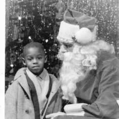 Leonard as a young boy.  His face says it all.