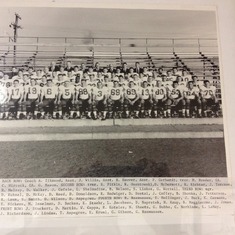 Grandpas College football team, this photo is found in the University of Kearney. God's football team received number 13 on the field and the number 1 man in our hearts!