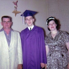 Leroy's Graduation with Mom & Dad