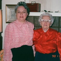 Lesley and her mother Norma