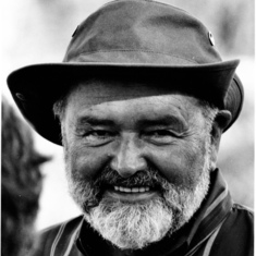 “Papa Hemingway” - wonderful candid photo by Ron Smith.  This was his favorite photo of himself.