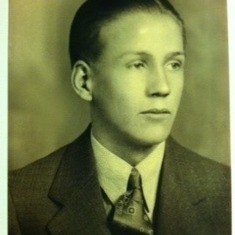 Lester's High School Graduation picture 1936.