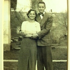 Les and Viv just before they were married, taken in Brookings, South Dakota in 1937. Les was 19 years old and Viv was 16 years old. Young love and lasting.