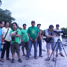 Birdwatching in Tibsoc-San Juan Wetlands with communities, local government units and PhilBio