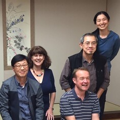 Lew in Japan with colleagues from WWN, RNJ and KWNN, 2017