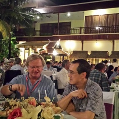 Party at Pre COP meeting in Cambodia 2014