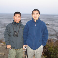 With Kim Kyungwon in South Korea in 2006